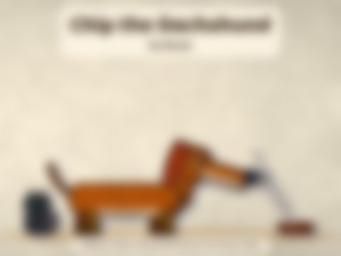 Cover / portada: Chip the Dachshund / Chip, el Dachshund