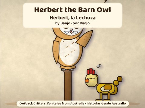 Cover / portada: Herbert the Barn Owl / Herbert, la Lechuza