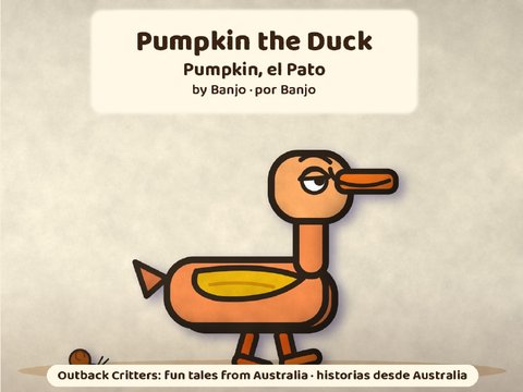 Cover / portada: Pumpkin the Duck / Pumpkin, el Pato
